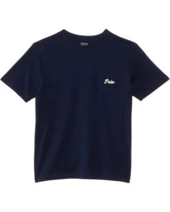 Polo Ralph Lauren Kids Dog-Print Cotton Jersey Pocket Tee (Big Kid) | Shirts & Tops