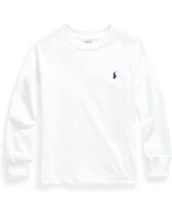 Polo Ralph Lauren Kids Cotton Jersey Long Sleeve Tee (Little Kids) | Shirts & Tops -The Kiddie Closet 516v28WvXmL. AC SR736920