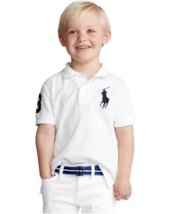 Polo Ralph Lauren Kids Big Pony Cotton Mesh Polo Shirt (Toddler) | Shirts & Tops -The Kiddie Closet 51PYTwqTIUL. AC SR736920