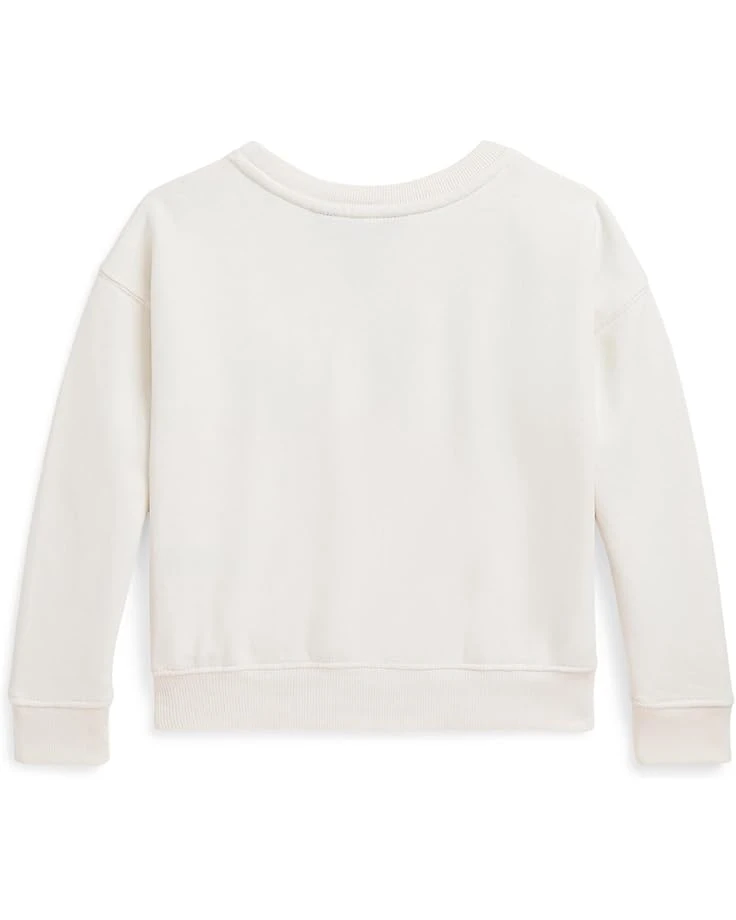 Polo Ralph Lauren Kids Logo Loopback Fleece Boxy Sweatshirt (Toddler/Little Kid) | Hoodies & Sweatshirts 2 Polo Ralph Lauren Kids Logo Loopback Fleece Boxy Sweatshirt (Toddler/Little Kid) | Hoodies & Sweatshirts - Image 2