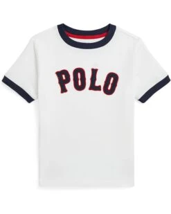 Polo Ralph Lauren Kids Baseball-Logo Cotton Jersey Tee (Toddler/Little Kid) | Shirts & Tops -The Kiddie Closet 610BnZXjSaL. AC SR736920