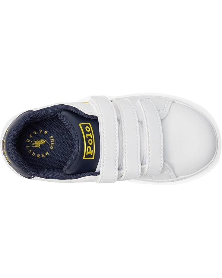 Polo Ralph Lauren Kids Heritage Court II Bear EZ (Toddler) | Sneakers & Athletic Shoes 2 Polo Ralph Lauren Kids Heritage Court II Bear EZ (Toddler) | Sneakers & Athletic Shoes - Image 2