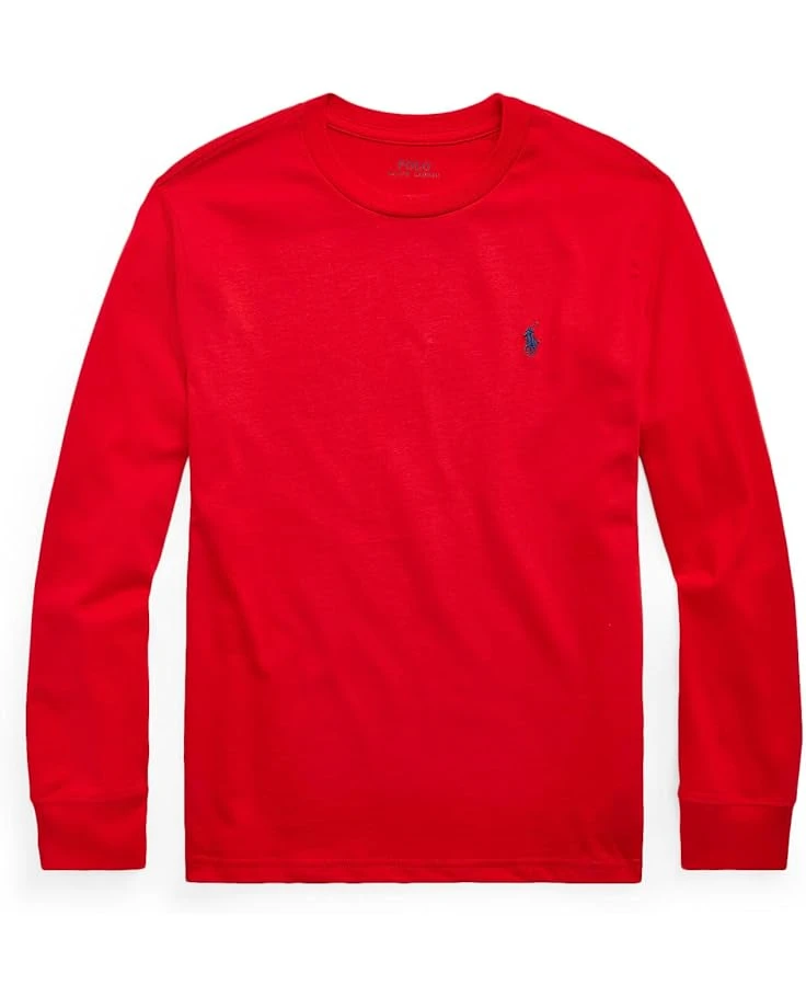 Polo Ralph Lauren Kids Cotton Jersey Long Sleeve Tee (Big Kids) | Shirts & Tops 4 Polo Ralph Lauren Kids Cotton Jersey Long Sleeve Tee (Big Kids) | Shirts & Tops - Image 4