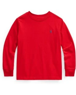 Polo Ralph Lauren Kids Cotton Jersey Long Sleeve Tee (Little Kids) | Shirts & Tops -The Kiddie Closet 617ryRrXvTL. AC SR736920