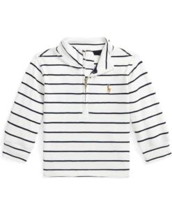 Polo Ralph Lauren Kids Cotton Interlock Quarter-Zip Pullover (Infant) | Sweaters