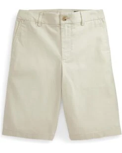 Polo Ralph Lauren Kids 20/1 Stretch Twill Flat Front Shorts (Big Kids)