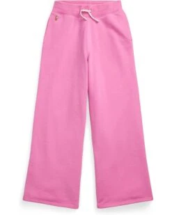 Polo Ralph Lauren Kids French Terry Wide-Leg Sweatpant (Big Kid) | Pants