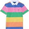 Polo Ralph Lauren Kids Striped Cotton Short-Sleeve Rugby Shirt (Big Kid) | Shirts & Tops -The Kiddie Closet 61K9OIzWkL. AC SR736920