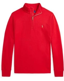 Polo Ralph Lauren Kids Cotton Interlock Quarter-Zip Pullover (Big Kid) | Sweaters 9 Polo Ralph Lauren Kids Cotton Interlock Quarter-Zip Pullover (Big Kid) | Sweaters -The Kiddie Closet 61MJSaUb5ZL. AC SR736920