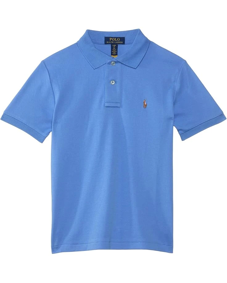 Polo Ralph Lauren Kids Soft Cotton Polo Shirt (Big Kid) | Shirts & Tops 2 Polo Ralph Lauren Kids Soft Cotton Polo Shirt (Big Kid) | Shirts & Tops - Image 2