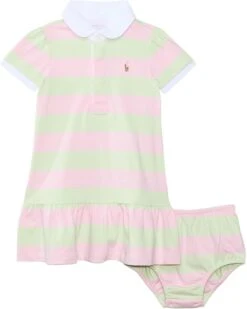 Polo Ralph Lauren Kids Cotton Jersey Rugby Dress (Infant) | Dresses