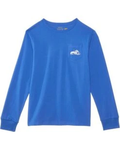 Polo Ralph Lauren Kids Cotton Jersey Long-Sleeve Graphic Tee (Big Kid) | Shirts & Tops