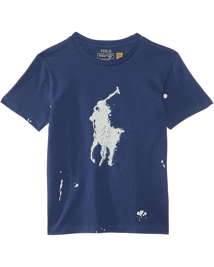 Polo Ralph Lauren Kids Big Pony Paint-Splatter-Print Cotton Tee (Big Kid) | Shirts & Tops 1 Polo Ralph Lauren Kids Big Pony Paint-Splatter-Print Cotton Tee (Big Kid) | Shirts & Tops