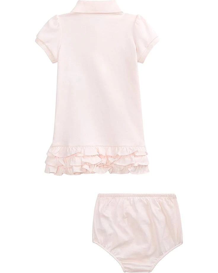 Polo Ralph Lauren Kids Ruffled Polo Dress & Bloomer (Infant) | Dresses 2 Polo Ralph Lauren Kids Ruffled Polo Dress & Bloomer (Infant) | Dresses - Image 2