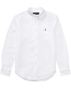 Polo Ralph Lauren Kids Cotton Oxford Sport Shirt (Big Kids) | Shirts & Tops -The Kiddie Closet 61WF9RDYylL. AC SR736920