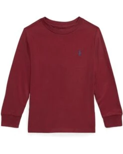 Polo Ralph Lauren Kids Cotton Jersey Long Sleeve Tee (Toddler/Little Kid) | Shirts & Tops -The Kiddie Closet 61WLWwcuUIL. AC SR736920