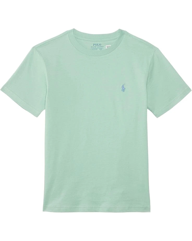 Polo Ralph Lauren Kids Cotton Jersey Crew Neck Tee (Big Kid) | Shirts & Tops 2 Polo Ralph Lauren Kids Cotton Jersey Crew Neck Tee (Big Kid) | Shirts & Tops - Image 2