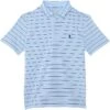 Polo Ralph Lauren Kids Striped Performance Jersey Polo Shirt (Toddler/Little Kid) | Shirts & Tops