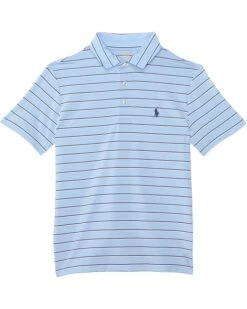 Polo Ralph Lauren Kids Striped Performance Jersey Polo Shirt (Toddler/Little Kid) | Shirts & Tops