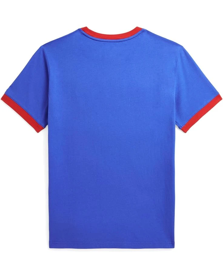 Polo Ralph Lauren Kids Baseball-Logo Cotton Jersey Tee (Big Kid) | Shirts & Tops 2 Polo Ralph Lauren Kids Baseball-Logo Cotton Jersey Tee (Big Kid) | Shirts & Tops - Image 2