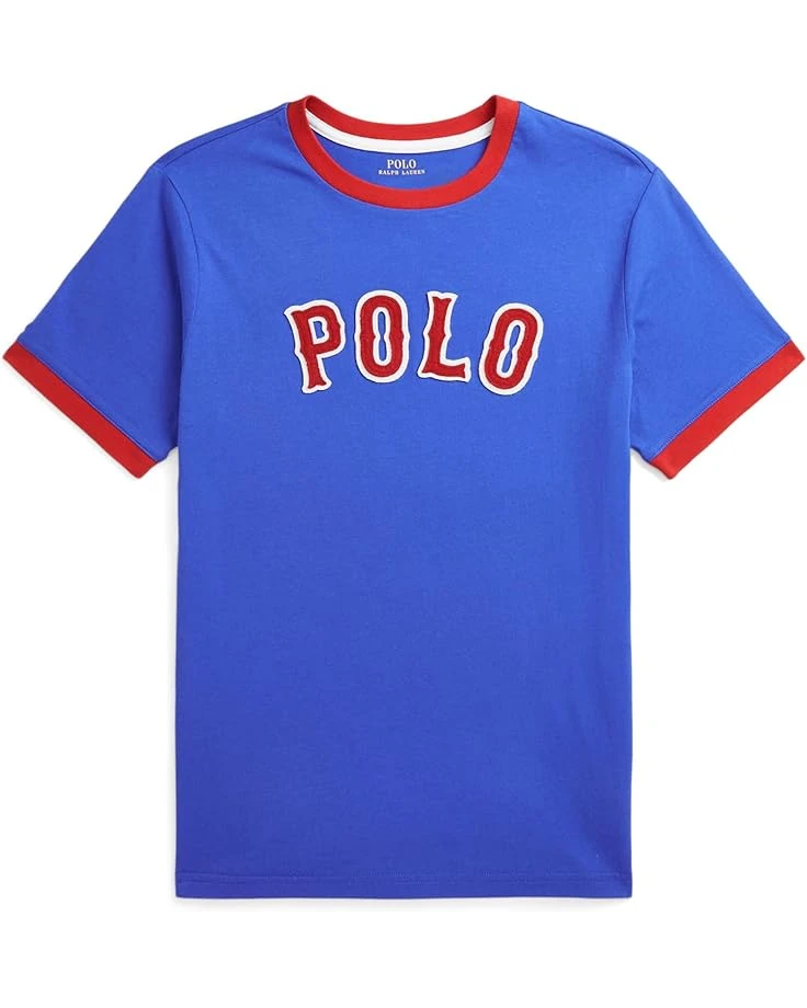 Polo Ralph Lauren Kids Baseball-Logo Cotton Jersey Tee (Big Kid) | Shirts & Tops 1 Polo Ralph Lauren Kids Baseball-Logo Cotton Jersey Tee (Big Kid) | Shirts & Tops