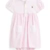 Polo Ralph Lauren Kids Knit Oxford Fun Shirtdress & Bloomer (Infant) | Dresses 4 Polo Ralph Lauren Kids Knit Oxford Fun Shirtdress & Bloomer (Infant) | Dresses -The Kiddie Closet 61n3YEE1DL. AC SR736920