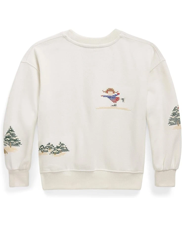 Polo Ralph Lauren Kids Embroidered Fleece Sweatshirt (Toddler/Little Kid) | Sweaters 2 Polo Ralph Lauren Kids Embroidered Fleece Sweatshirt (Toddler/Little Kid) | Sweaters - Image 2
