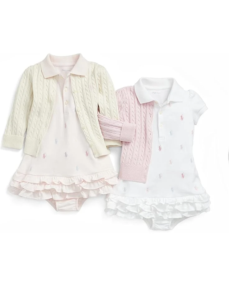 Polo Ralph Lauren Kids Cable-Knit Cotton Cardigan (Infant) | Sweaters 3 Polo Ralph Lauren Kids Cable-Knit Cotton Cardigan (Infant) | Sweaters - Image 3