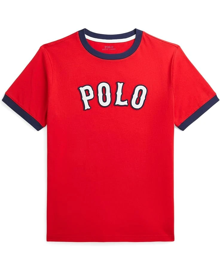 Polo Ralph Lauren Kids Baseball-Logo Cotton Jersey Tee (Big Kid) | Shirts & Tops 4 Polo Ralph Lauren Kids Baseball-Logo Cotton Jersey Tee (Big Kid) | Shirts & Tops - Image 4