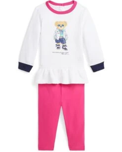 Polo Ralph Lauren Kids Fleece Sweatshirt & Legging Set (Infant) | Kids' Sets