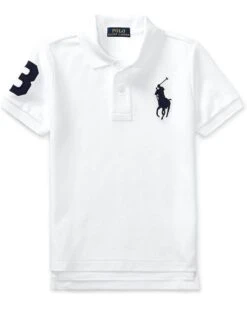 Polo Ralph Lauren Kids Big Pony Cotton Mesh Polo Shirt (Little Kids) | Shirts & Tops -The Kiddie Closet 61wAOTOT QL. AC SR736920 1