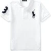 Polo Ralph Lauren Kids Big Pony Cotton Mesh Polo Shirt (Toddler) | Shirts & Tops -The Kiddie Closet 61wAOTOT QL. AC SR736920