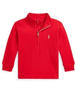 Polo Ralph Lauren Kids Cotton Interlock Quarter-Zip Pullover (Infant) | Sweaters -The Kiddie Closet 61wcV8lN25L. AC SR736920