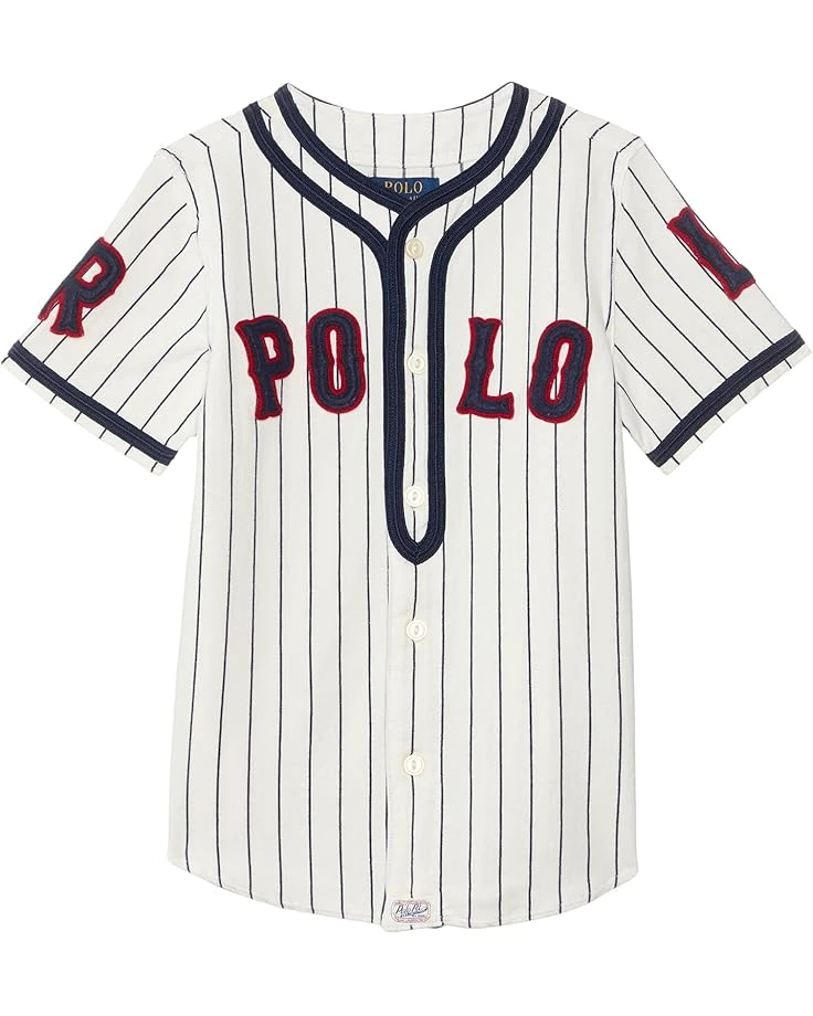 Polo Ralph Lauren Kids Logo Cotton Jersey Baseball Shirt (Big Kid) | Shirts & Tops 1 Polo Ralph Lauren Kids Logo Cotton Jersey Baseball Shirt (Big Kid) | Shirts & Tops