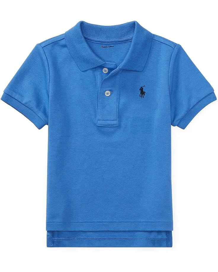 Polo Ralph Lauren Kids Cotton Interlock Polo Shirt (Infant) | Shirts & Tops 2 Polo Ralph Lauren Kids Cotton Interlock Polo Shirt (Infant) | Shirts & Tops - Image 2