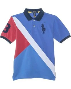 Polo Ralph Lauren Kids Big Pony Cotton Mesh Polo Shirt (Big Kid) | Shirts & Tops