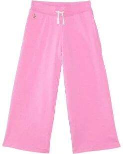 Polo Ralph Lauren Kids French Terry Wide-Leg Sweatpant (Toddler/Little Kid) | Pants