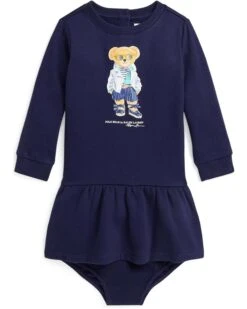 Polo Ralph Lauren Kids Polo Bear Fleece Dress (Infant) | Dresses