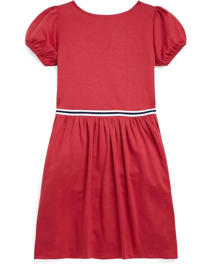 Polo Ralph Lauren Kids Fit-and-Flare Stretch Ponte Dress (Big Kids) | Dresses 2 Polo Ralph Lauren Kids Fit-and-Flare Stretch Ponte Dress (Big Kids) | Dresses - Image 2