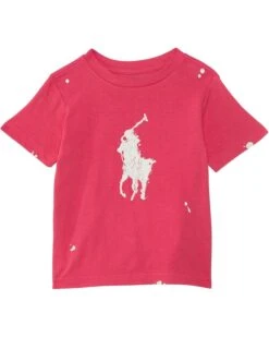 Polo Ralph Lauren Kids Big Pony Paint-Splatter-Print Cotton Tee (Toddler/Little Kid) | Shirts & Tops 5 Polo Ralph Lauren Kids Big Pony Paint-Splatter-Print Cotton Tee (Toddler/Little Kid) | Shirts & Tops -The Kiddie Closet 71LVs4j5a L. AC SR736920