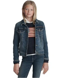 Polo Ralph Lauren Kids Denim Trucker Jacket (Big Kids) | Coats & Outerwear 5 Polo Ralph Lauren Kids Denim Trucker Jacket (Big Kids) | Coats & Outerwear -The Kiddie Closet 71MO8kBrzhL. AC SR736920