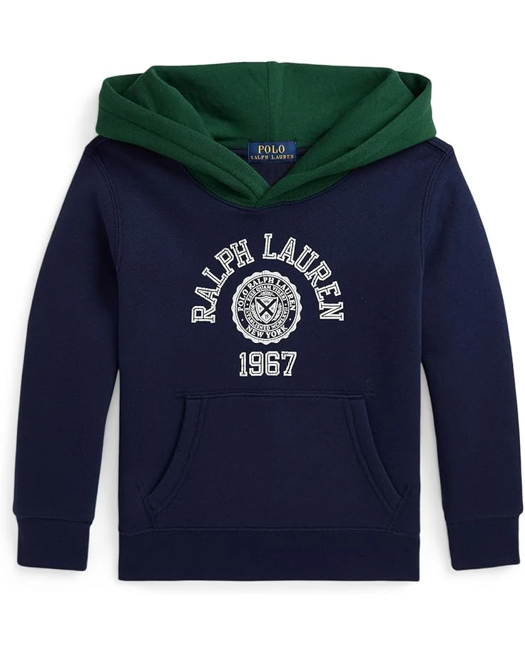 Polo Ralph Lauren Kids Logo Color-Blocked Fleece Hoodie (Toddler/Little Kid) | Sweaters 1 Polo Ralph Lauren Kids Logo Color-Blocked Fleece Hoodie (Toddler/Little Kid) | Sweaters