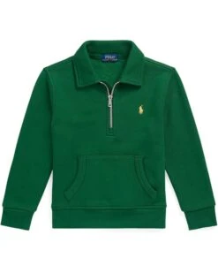 Polo Ralph Lauren Kids Fleece Quarter-Zip Pullover (Toddler/Little Kid) | Sweaters
