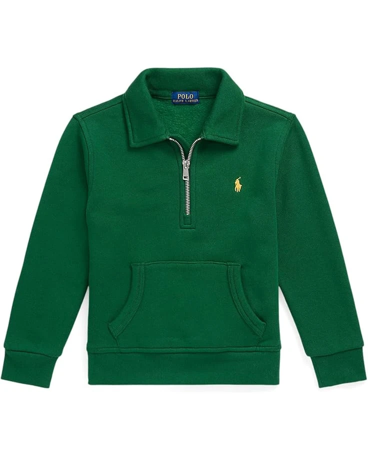 Polo Ralph Lauren Kids Fleece Quarter-Zip Pullover (Toddler/Little Kid) | Sweaters 1 Polo Ralph Lauren Kids Fleece Quarter-Zip Pullover (Toddler/Little Kid) | Sweaters