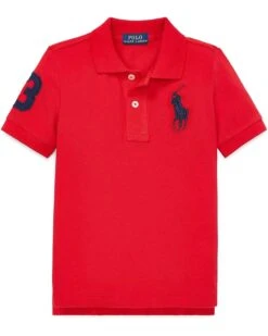 Polo Ralph Lauren Kids Big Pony Cotton Mesh Polo Shirt (Little Kids) | Shirts & Tops -The Kiddie Closet 71QHsNECtzL. AC SR736920