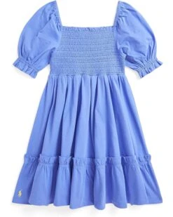 Polo Ralph Lauren Kids Smocked Cotton Jersey Dress (Toddler/Little Kid) | Dresses -The Kiddie Closet 71Ua CSXdgL. AC SR736920