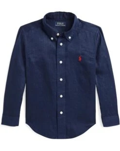 Polo Ralph Lauren Kids Linen Shirt (Toddler/Little Kid) | Shirts & Tops -The Kiddie Closet 71W1u63mpSL. AC SR736920