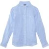 Polo Ralph Lauren Kids Striped Linen Shirt (Toddler/Little Kid) | Shirts & Tops