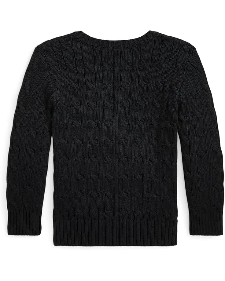 Polo Ralph Lauren Kids Cable-Knit Cotton Sweater (Toddler/Little Kid) | Sweaters 2 Polo Ralph Lauren Kids Cable-Knit Cotton Sweater (Toddler/Little Kid) | Sweaters - Image 2