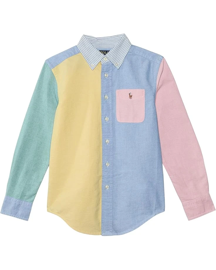 Polo Ralph Lauren Kids Cotton Oxford Fun Shirt (Toddler/Little Kid) | Shirts & Tops 1 Polo Ralph Lauren Kids Cotton Oxford Fun Shirt (Toddler/Little Kid) | Shirts & Tops